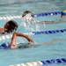 Buhr Park Shark swimmers participate in a swimathon to raise funds for Ann Arbor Active Against ALS and Bob Schoeni at the Buhr Park Pool on Wednesday morning. Melanie Maxwell | AnnArbor.com